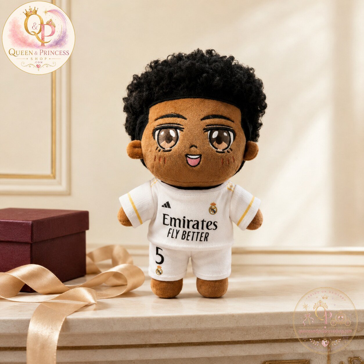 Jude Bellingham Real Madrid No. 5 Football Plush Jude Bellingham Real Madrid No. 5 Football Plush Toy – image 5 of 5