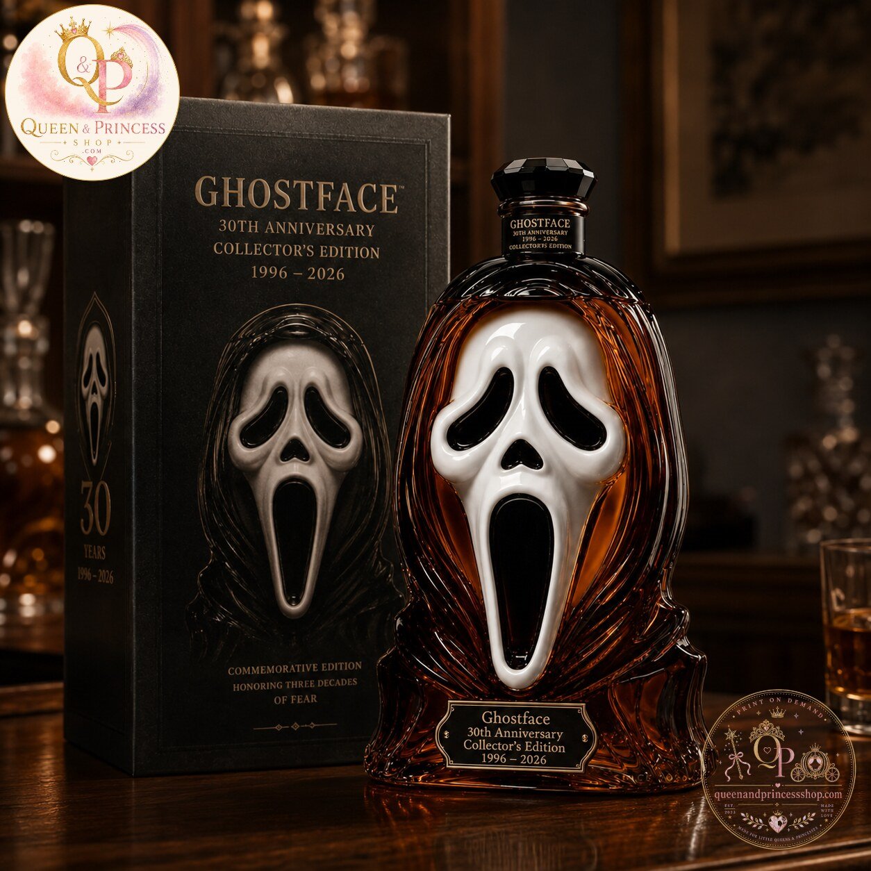 Ghostface 30th Anniversary Collector’s Edition Whiskey Decanter Bottle Ghostface 30th Anniversary Collector's Whiskey Decanter Bottle – image 4 of 5