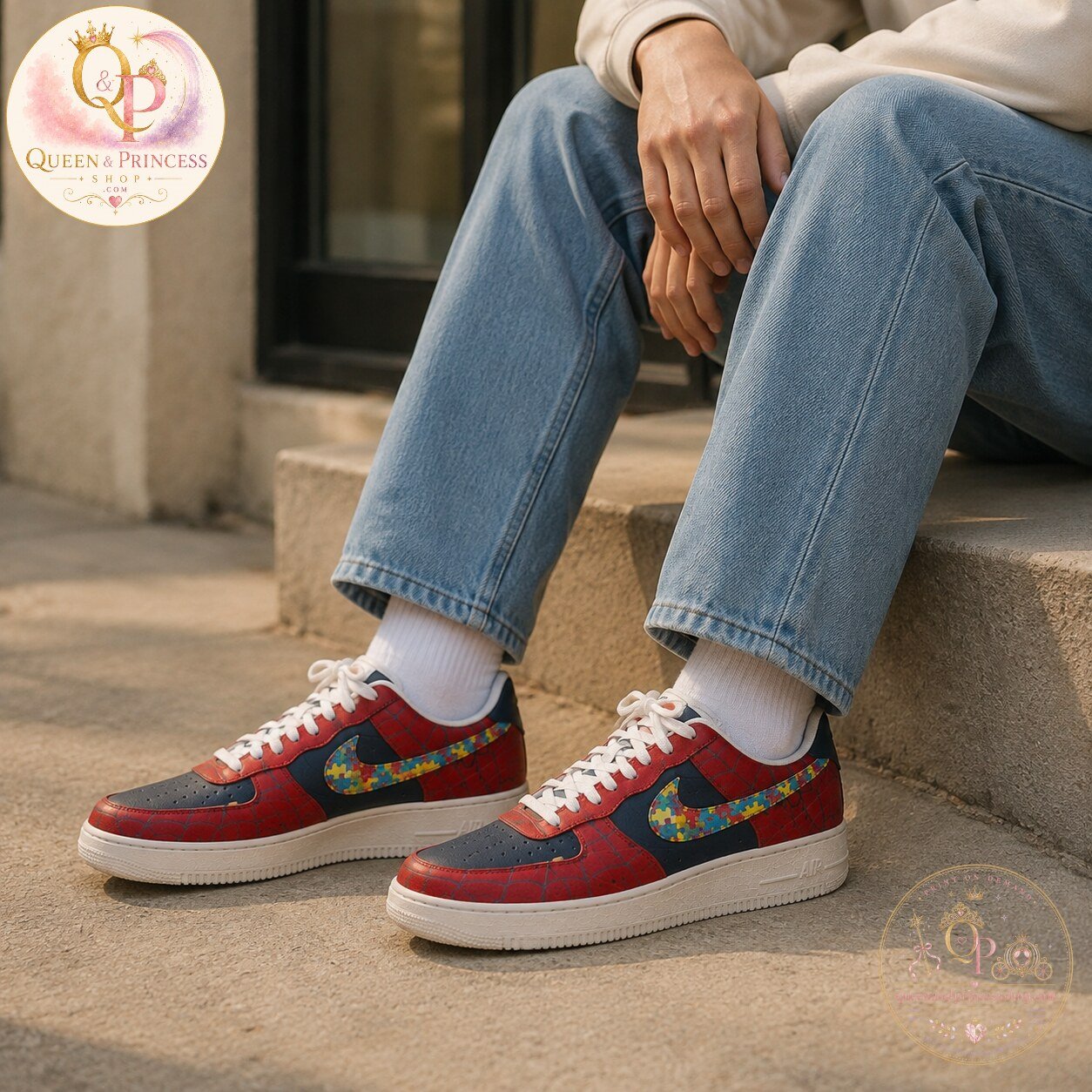 Spider-Man Brand New Day Air Force 1 Shoes 6 Spider-Man Brand New Day Air Force 1 Shoes