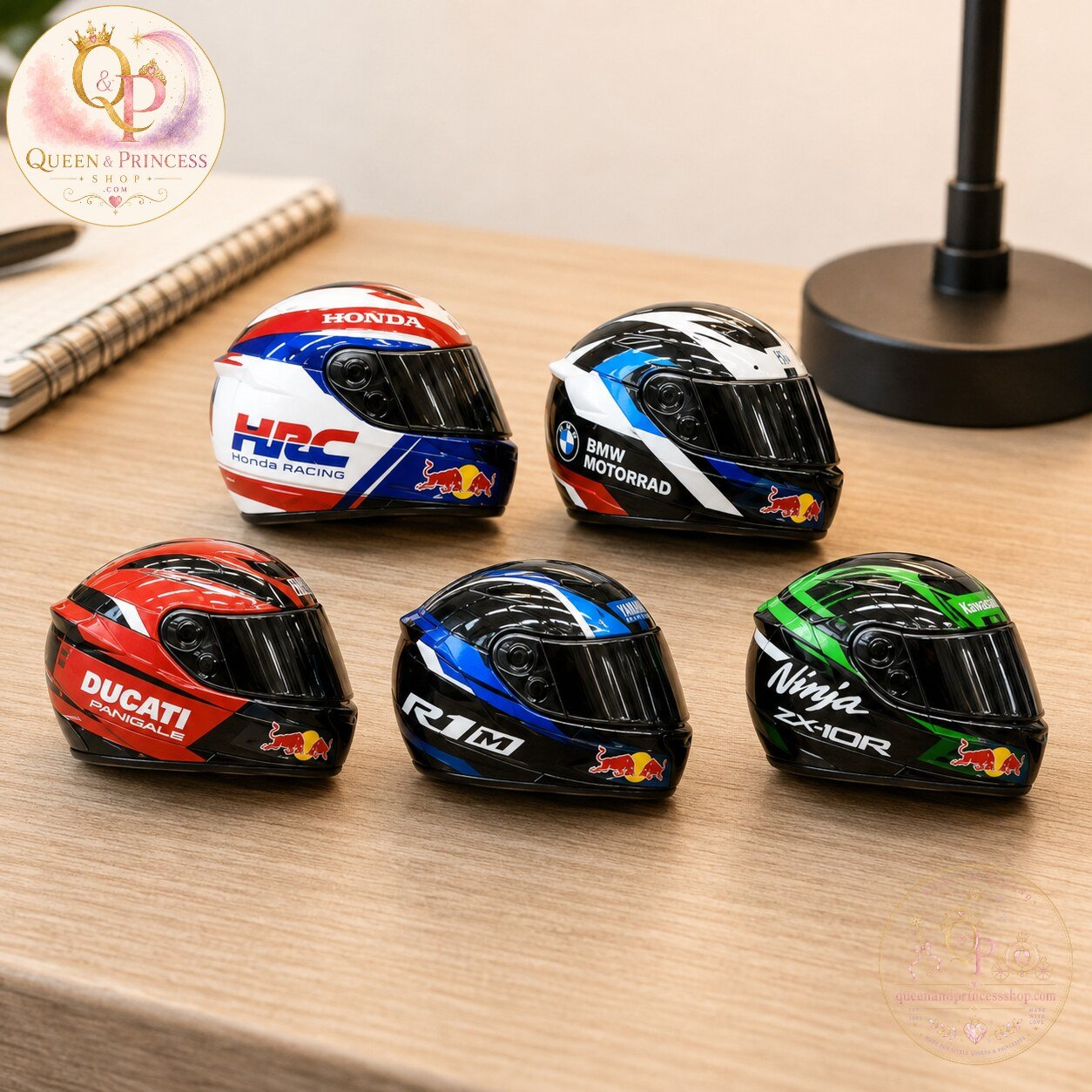 Hot Wheels Red Bull Super Bike Helmets 5-Pack Die-Cast Collection Hot Wheels Red Bull Super Bike Helmets 5-Pack Die-Cast Set – image 4 of 4
