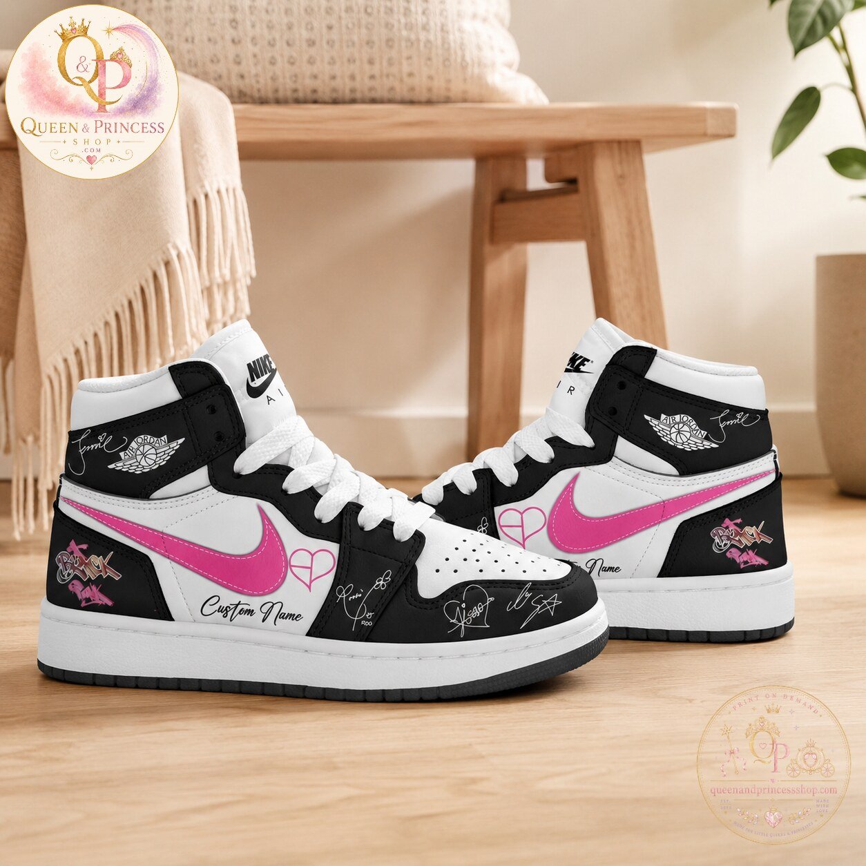 BLACKPINK 10th Anniversary JD1 Custom Shoes
