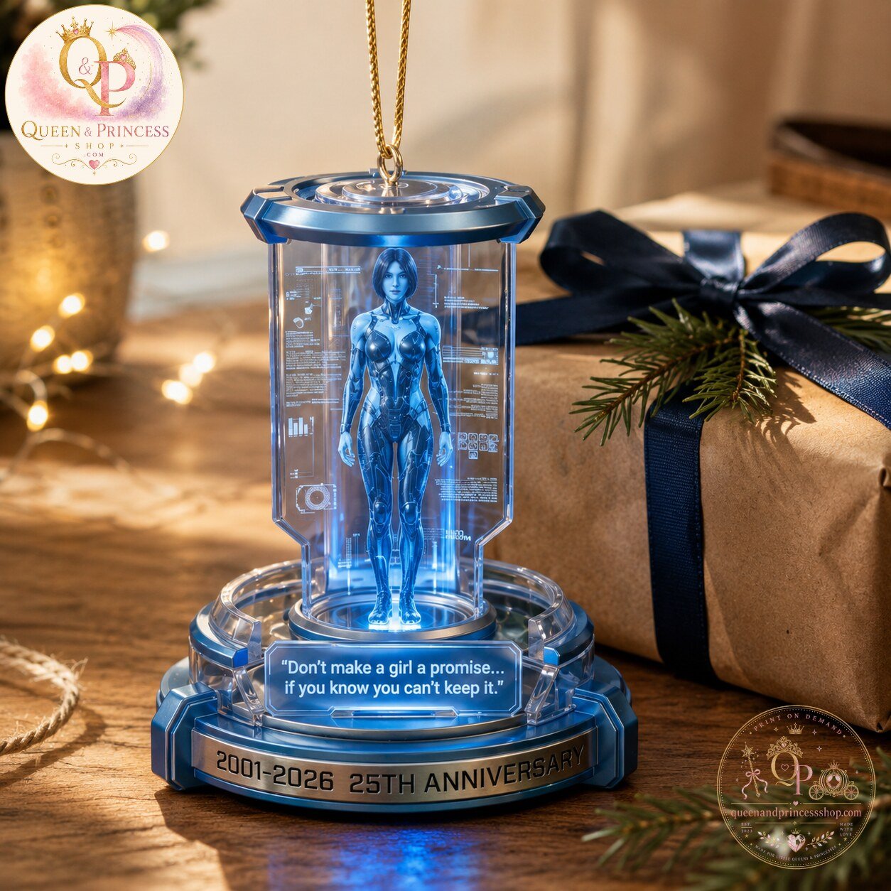 Halo Cortana 25th Anniversary Ornament 6 Halo Cortana 25th Anniversary Ornament