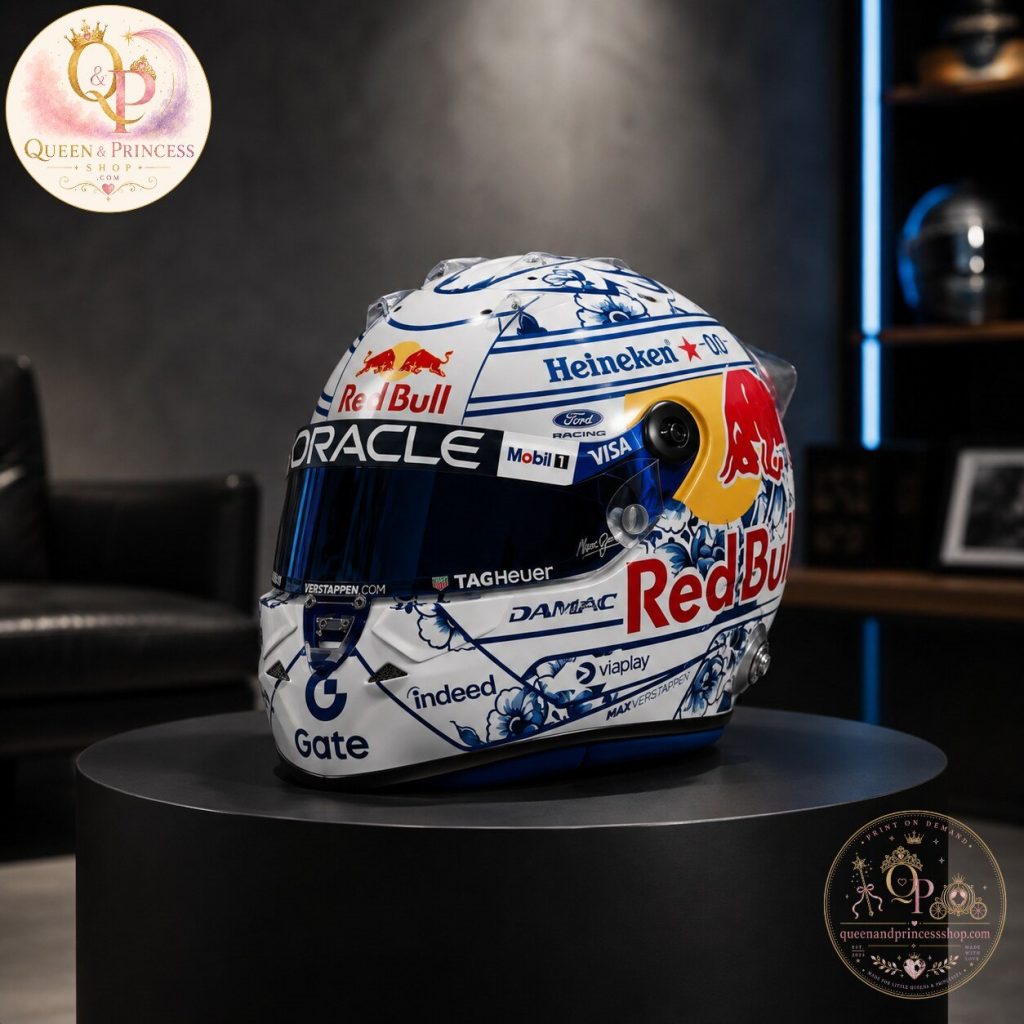 Max Verstappen Red Bull Racing 2026 Season Helmet 12 Scale Model Max Verstappen Red Bull Racing 2026 Season Helmet 1:2 Scale Model