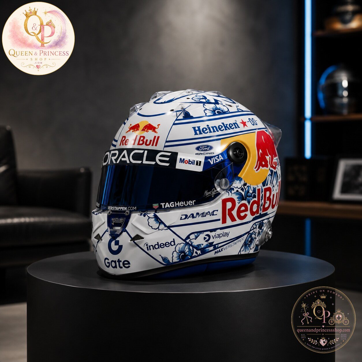 Max Verstappen Red Bull Racing 2026 Season Helmet 1:2 Scale Model
