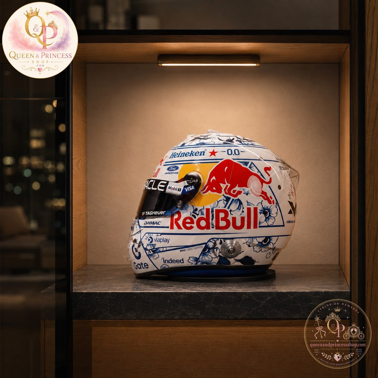 Max Verstappen Red Bull Racing 2026 Season Helmet 1:2 Scale Model 5 Max Verstappen Red Bull Racing 2026 Season Helmet 1:2 Scale Model