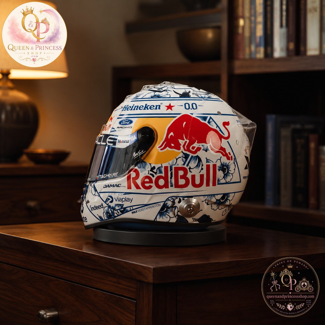 Max Verstappen Red Bull Racing 2026 Season Helmet 1:2 Scale Model 6 Max Verstappen Red Bull Racing 2026 Season Helmet 1:2 Scale Model