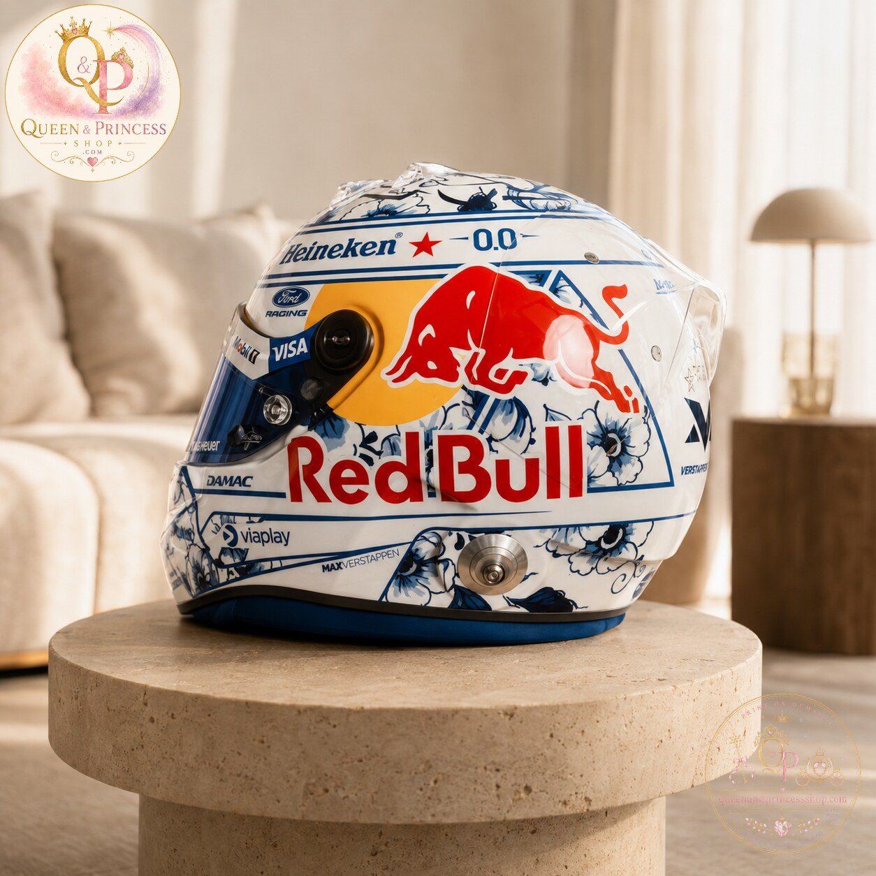 Max Verstappen Red Bull Racing 2026 Season Helmet 1:2 Scale Model 7 Max Verstappen Red Bull Racing 2026 Season Helmet 1:2 Scale Model